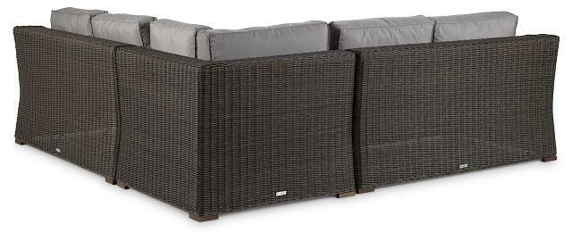 Canyon Gray Small Two-arm Sectional