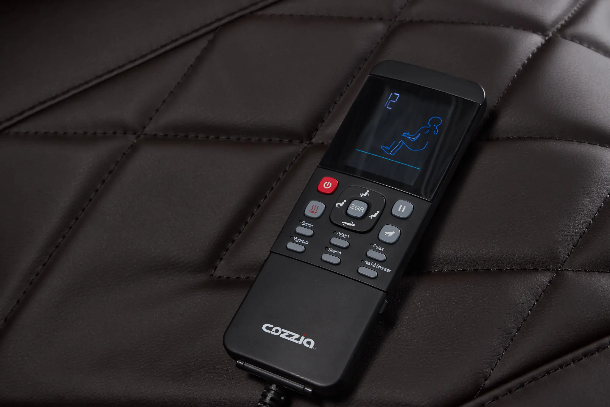 Advanced L-track Dark Brown Micro Massage Chair Advanced L-track Dark Brown Micro Massage Chair