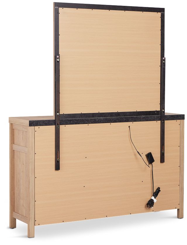 Layton Light Tone Dresser & Mirror