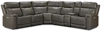 Jayden Gray Micro Medium Dual Power 2-arm Reclining Sectional