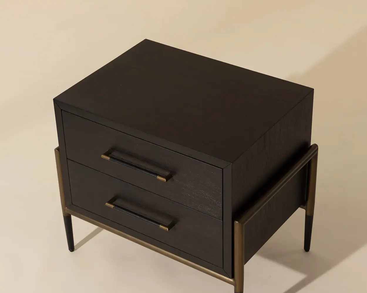 Thania Dark Tone Nightstand Thania Dark Tone Nightstand