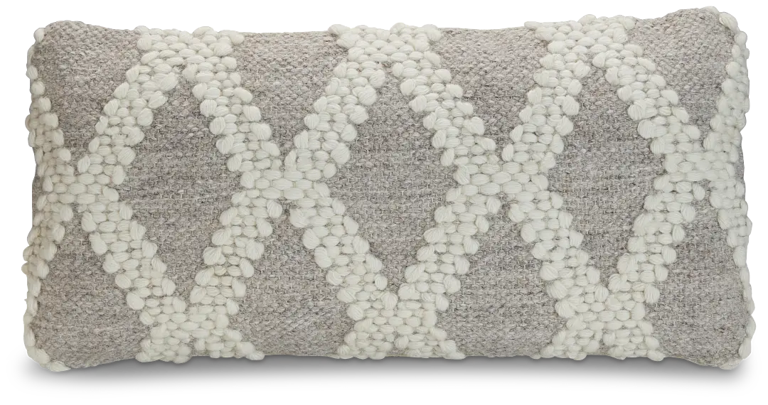 Neela Gray Lumbar Accent Pillow Neela Gray Lumbar Accent Pillow
