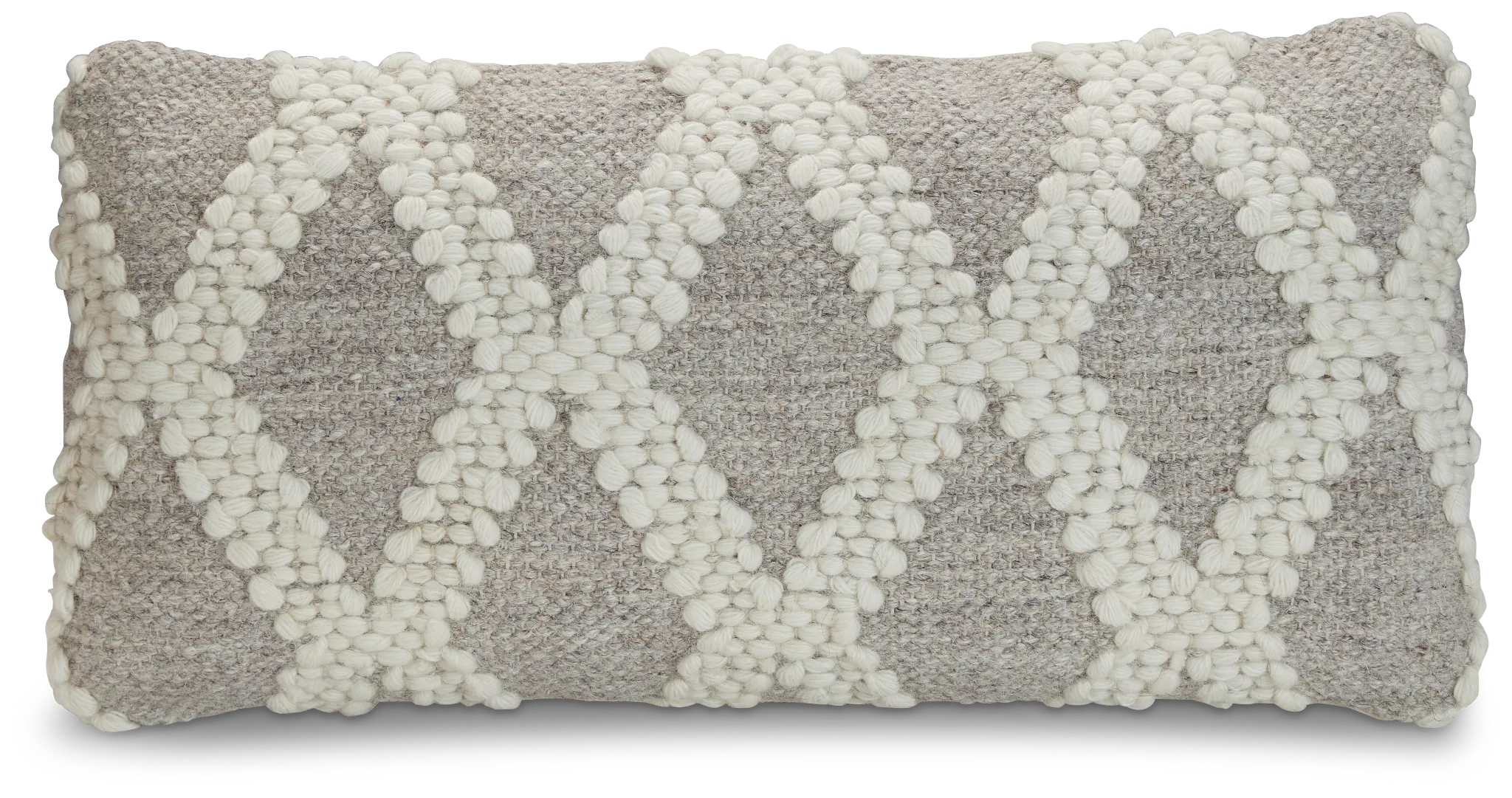 Neela Gray Lumbar Accent Pillow