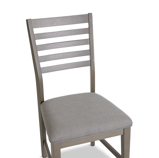 Zurich Gray Slat Side Chair