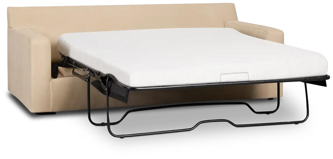 Hudson Beige Fabric Memory Foam Sleeper Hudson Beige Fabric Memory Foam Sleeper