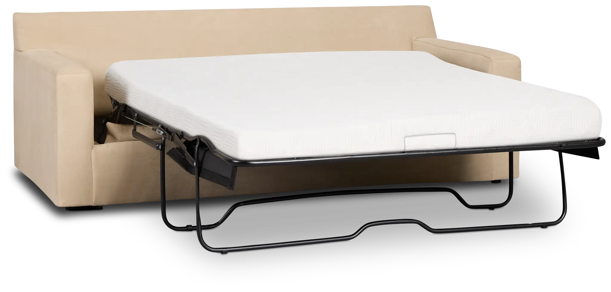 Hudson Beige Fabric Memory Foam Sleeper Hudson Beige Fabric Memory Foam Sleeper