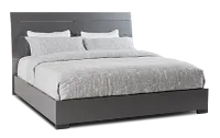 Oslo Gray Platform Bed