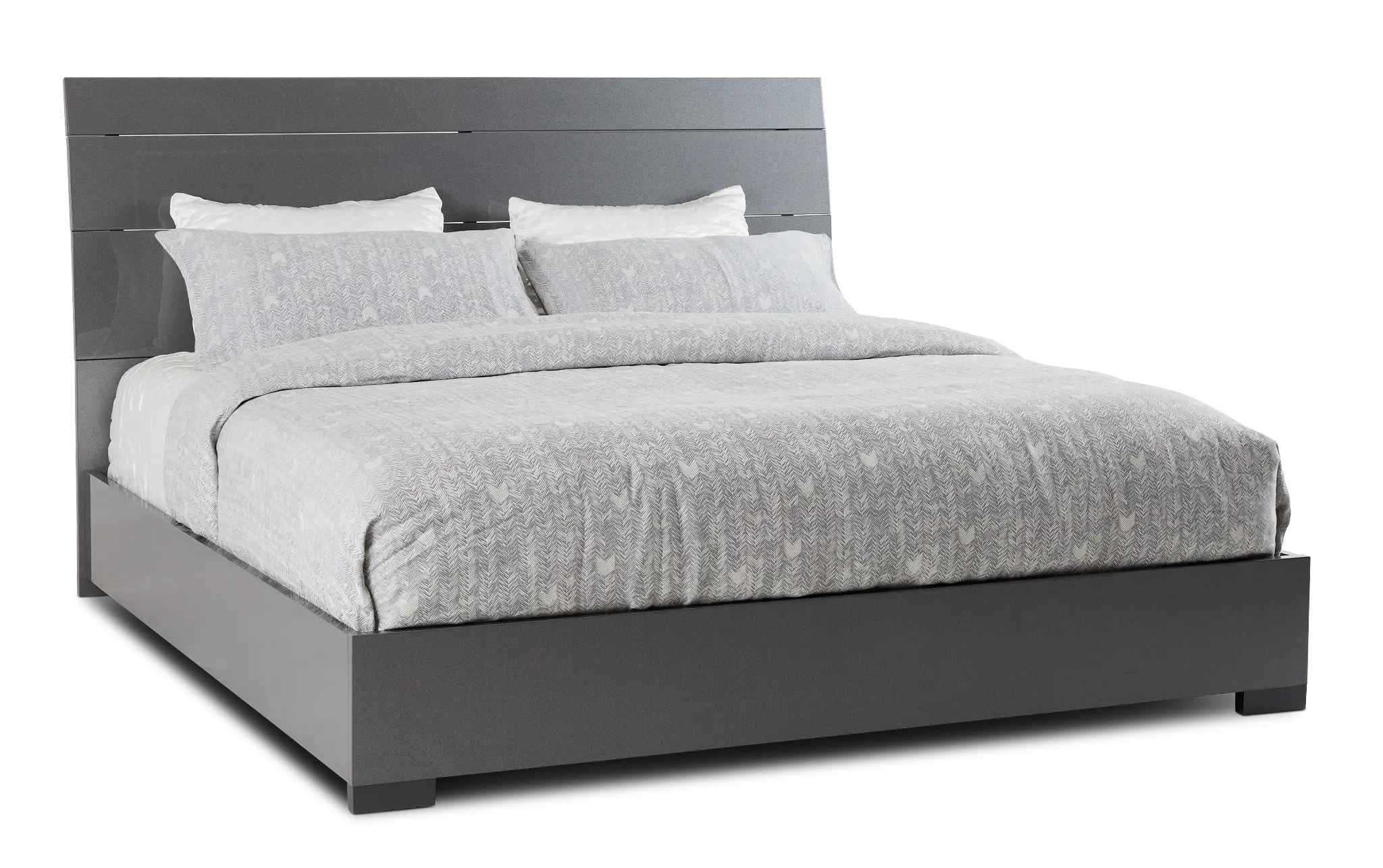 Oslo Gray Platform Bed Oslo Gray Platform Bed