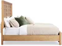 Vail Light Tone Panel Bed