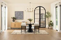 Modesto Black Round Table