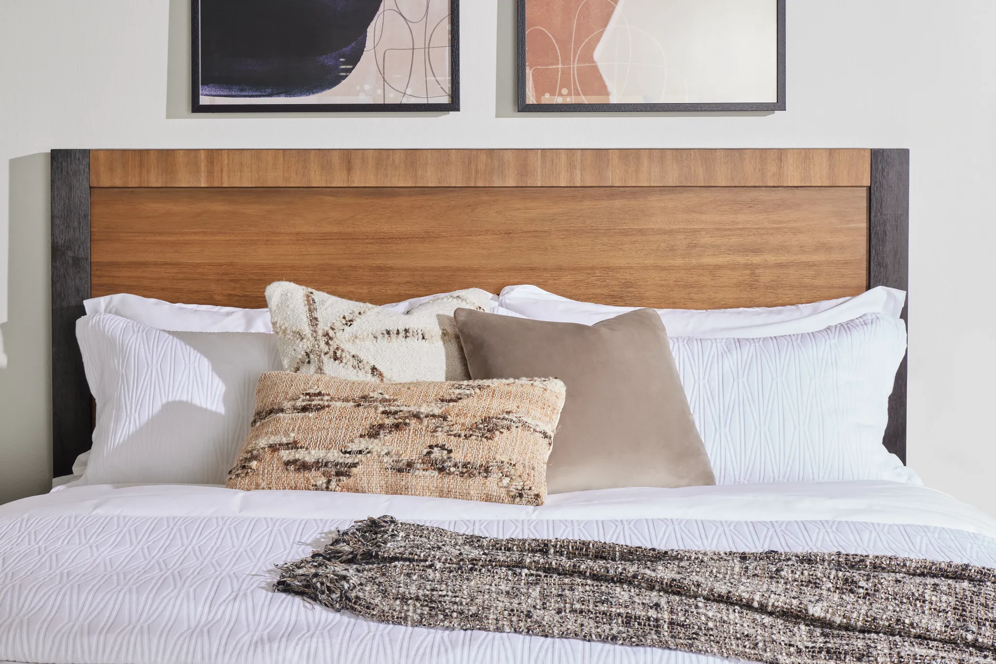 Jackson Two-tone Panel Bed