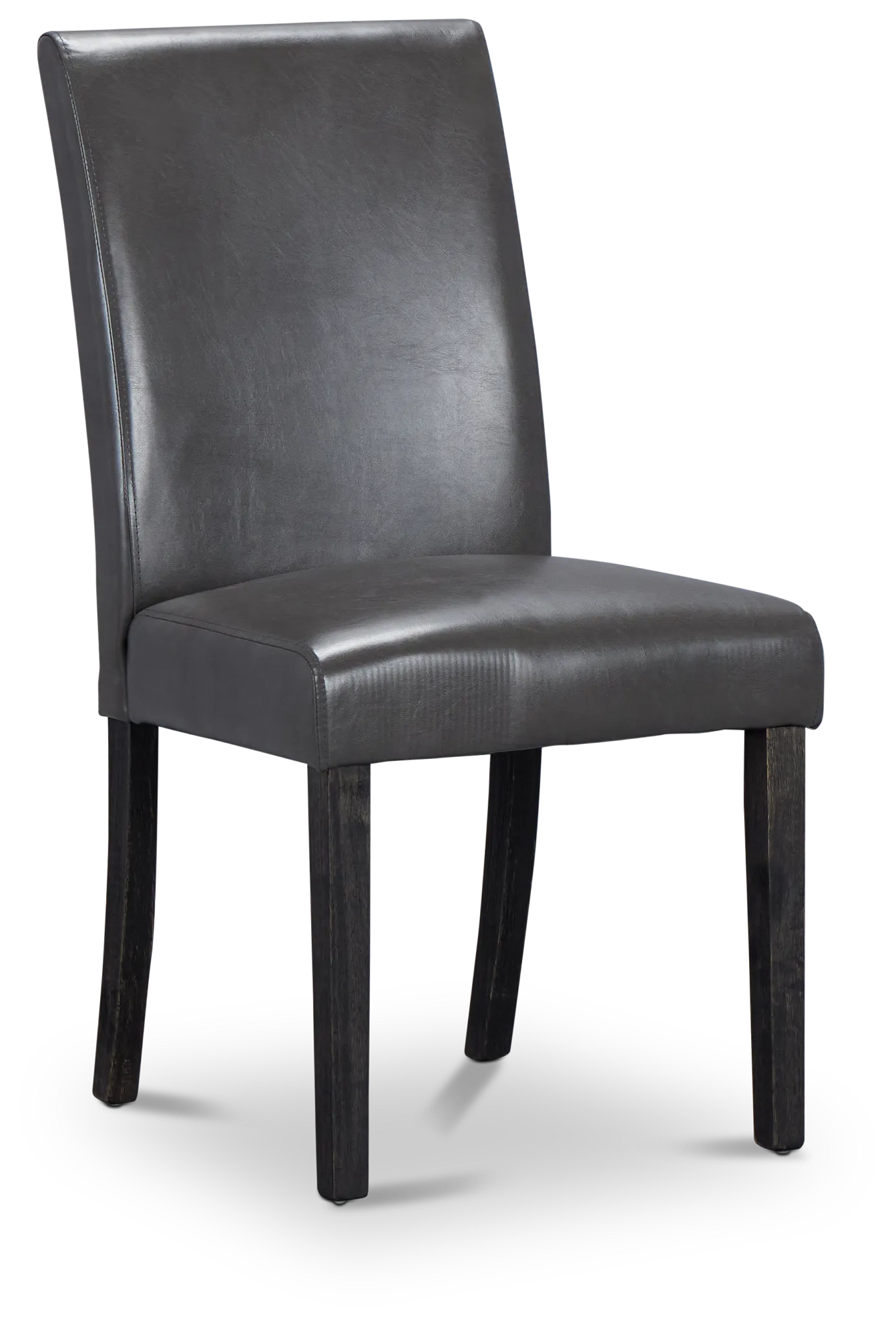 Dublin Dark Gray Polyuretha Upholstered Side Chair