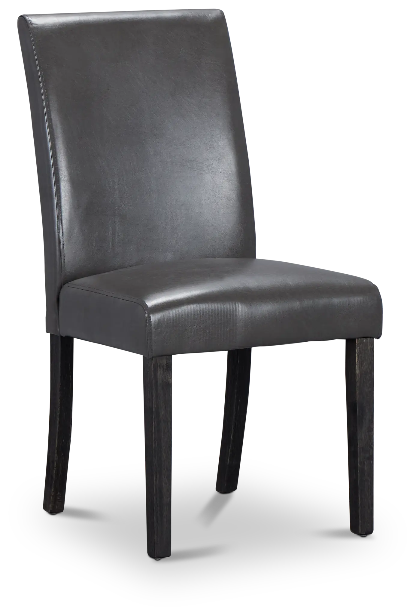 Dublin Dark Gray Polyuretha Upholstered Side Chair Dublin Dark Gray Polyuretha Upholstered Side Chair
