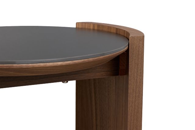 Nomad Mid Tone Ceramic Round End Table