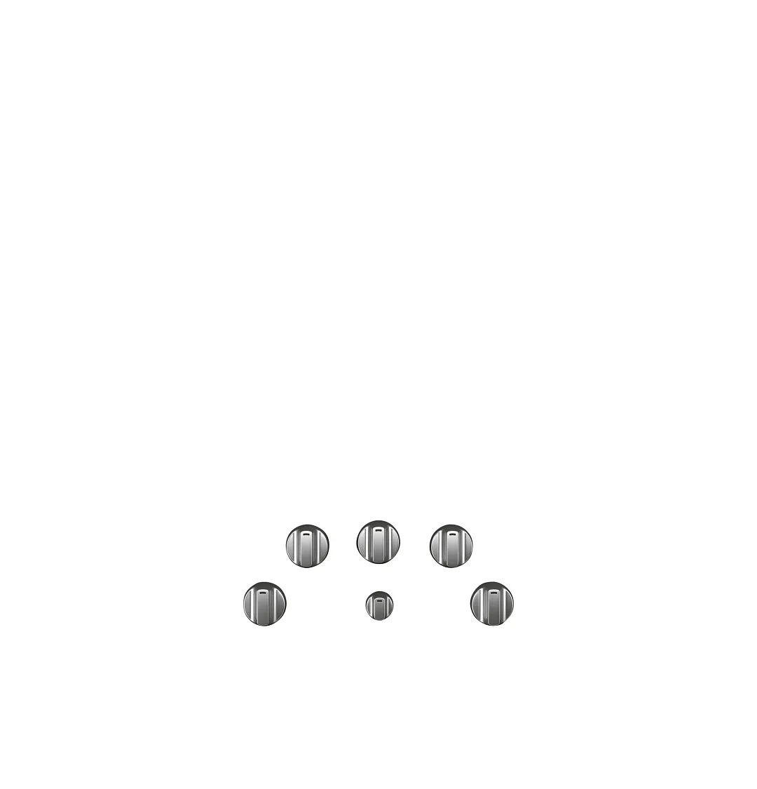 Cafe 1 Series Stainless Steel 5 Piece Electric Knob
