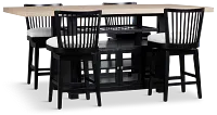 Southlake Two-tone High Table & 4 Barstools