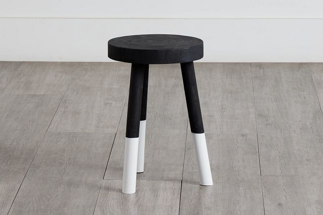 Kina Black 18" Stool