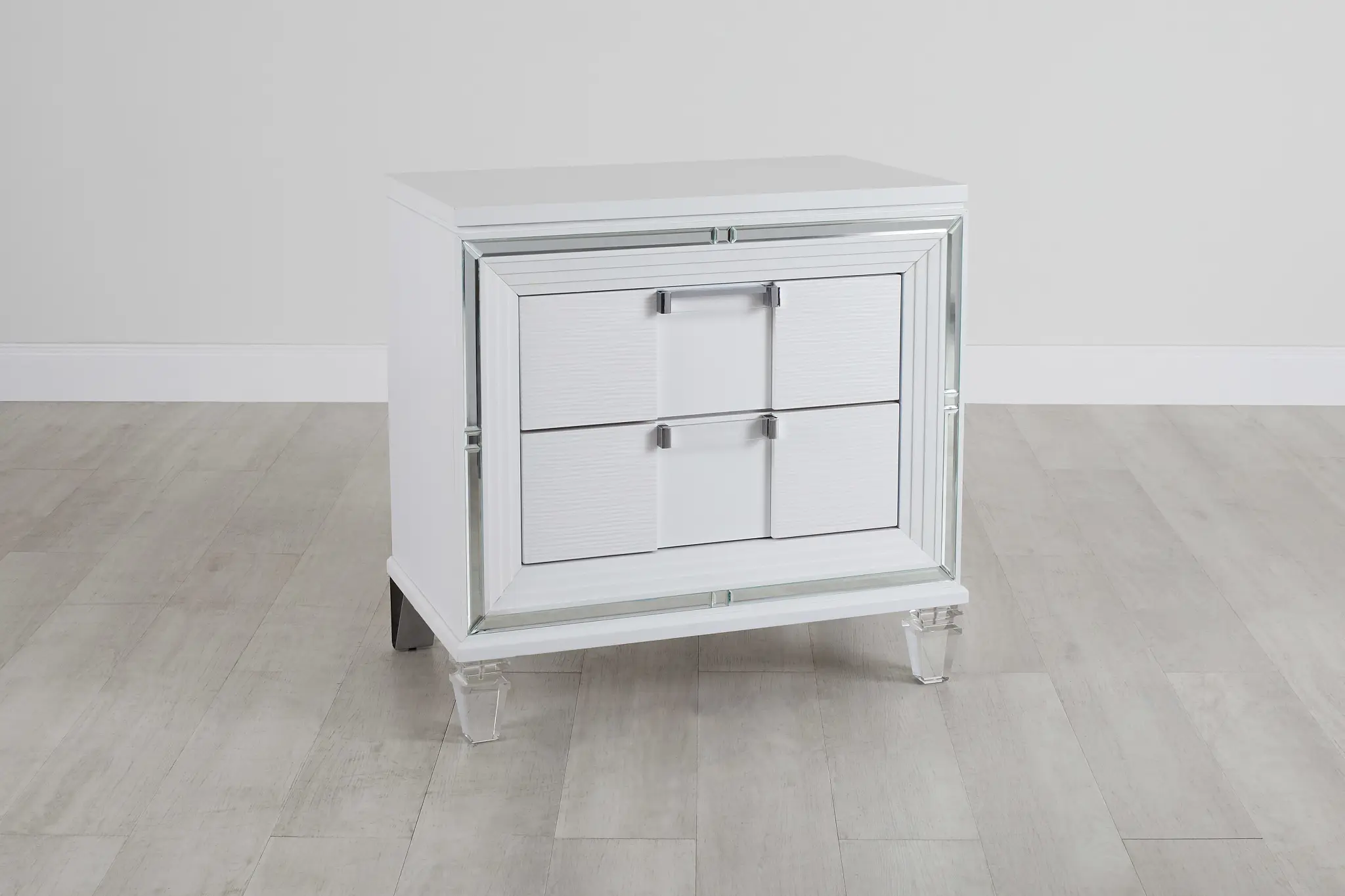 Vegas White Nightstand Vegas White Nightstand