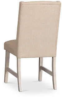 Delray White Upholstered Side Chair