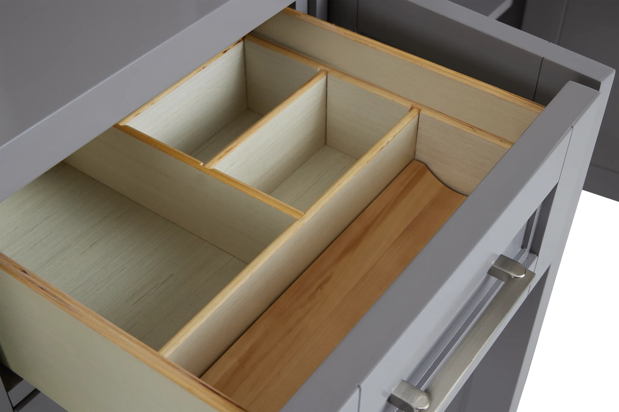 Newport Gray Small Peninsula Door Wall Desk