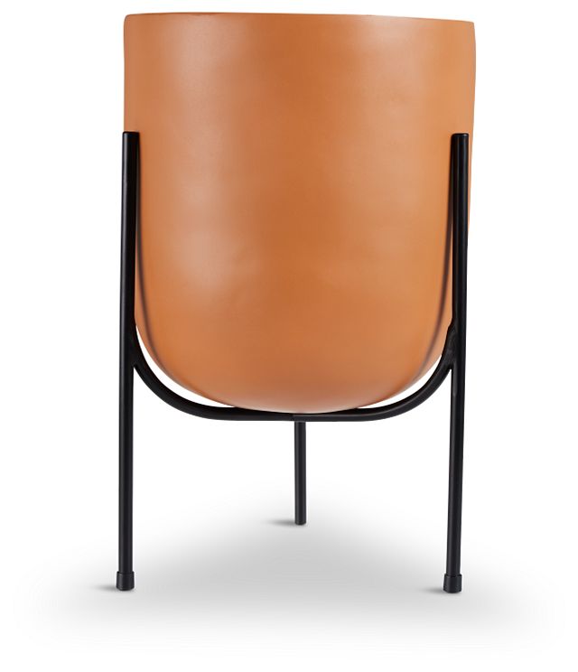 Frieda Light Orange Large Planter