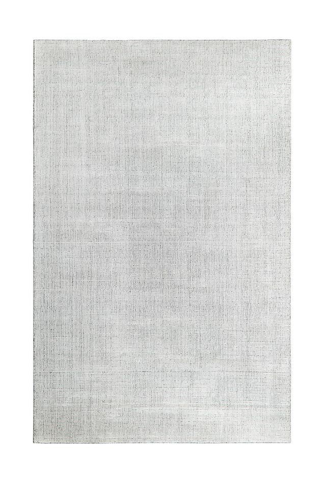 Divine Light Gray Viscose Bl 5x8 Area Rug