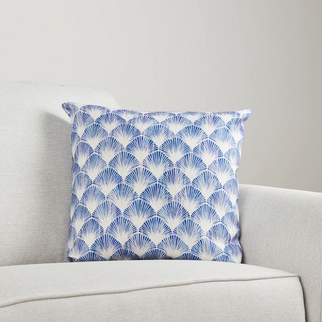 Shell Blue 18" Accent Pillow