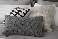 Sutt Black Lumbar Accent Pillow
