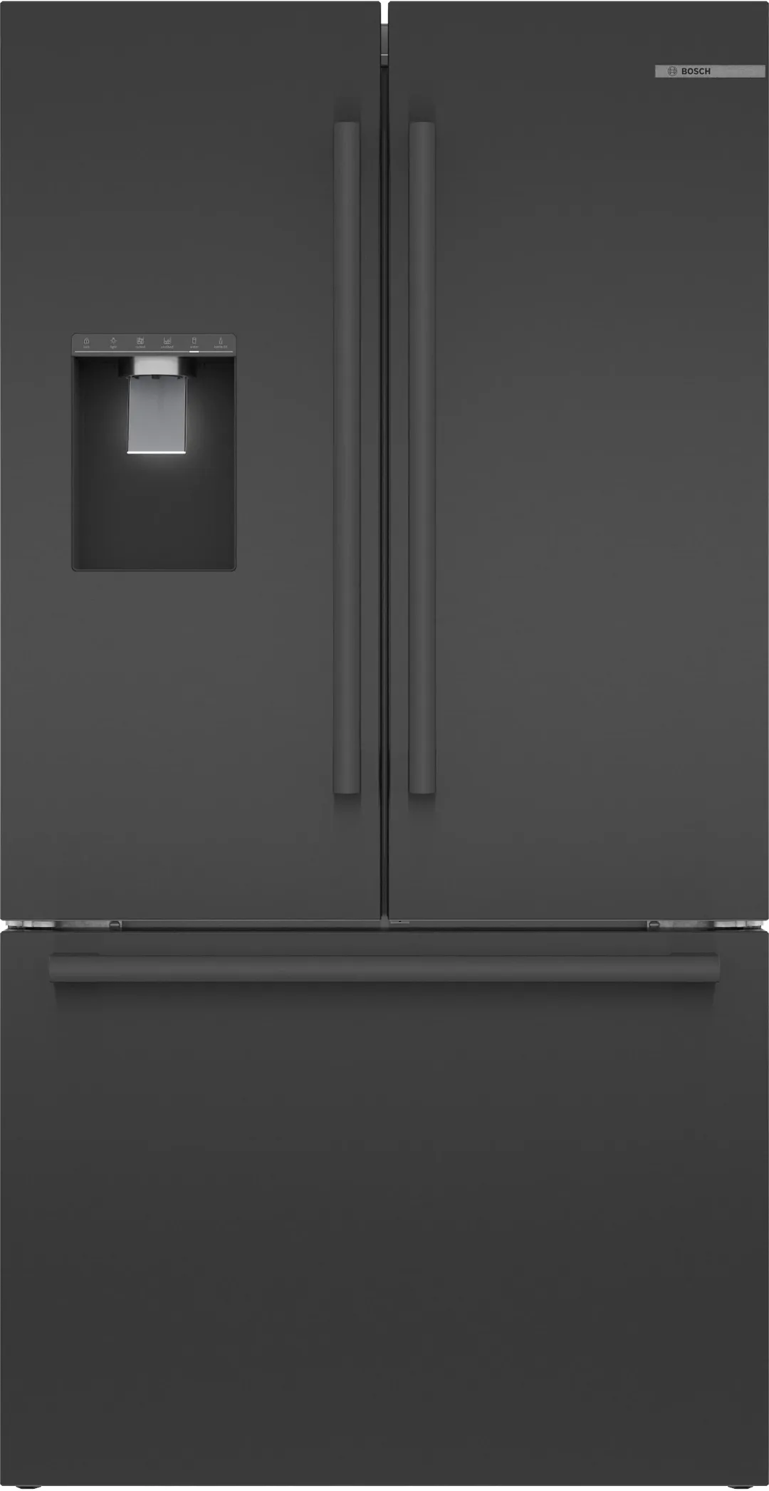 Bosch 500 Series Black 36" French Door Refrigerator