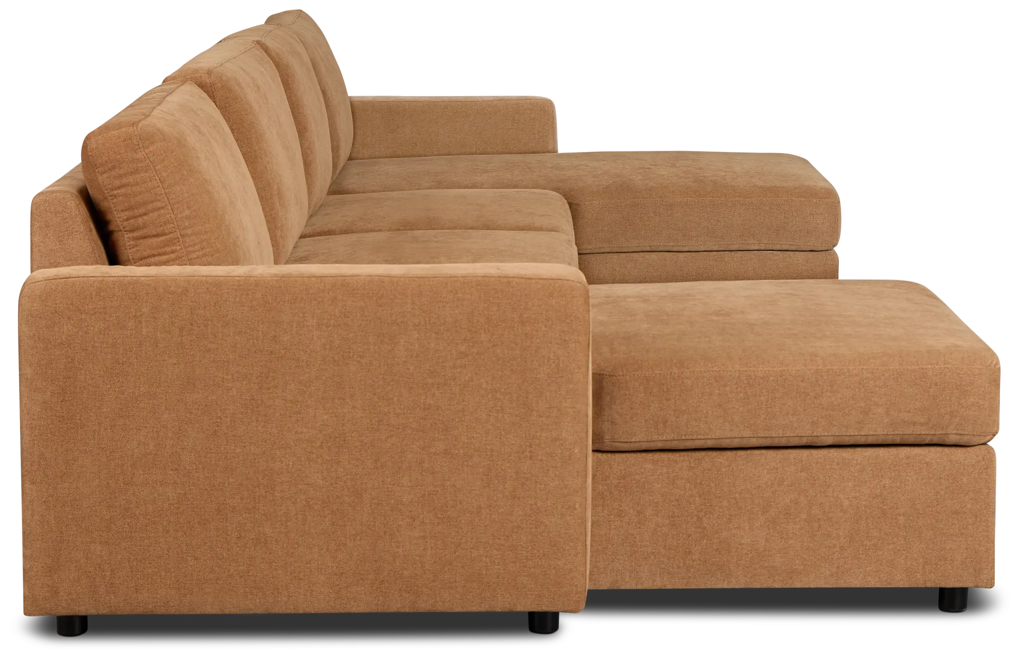 Addie Brown Fabric Double Chaise Sleeper Storage Sectional Addie Brown Fabric Double Chaise Sleeper Storage Sectional