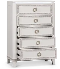 Milan White Youth Drawer Chest