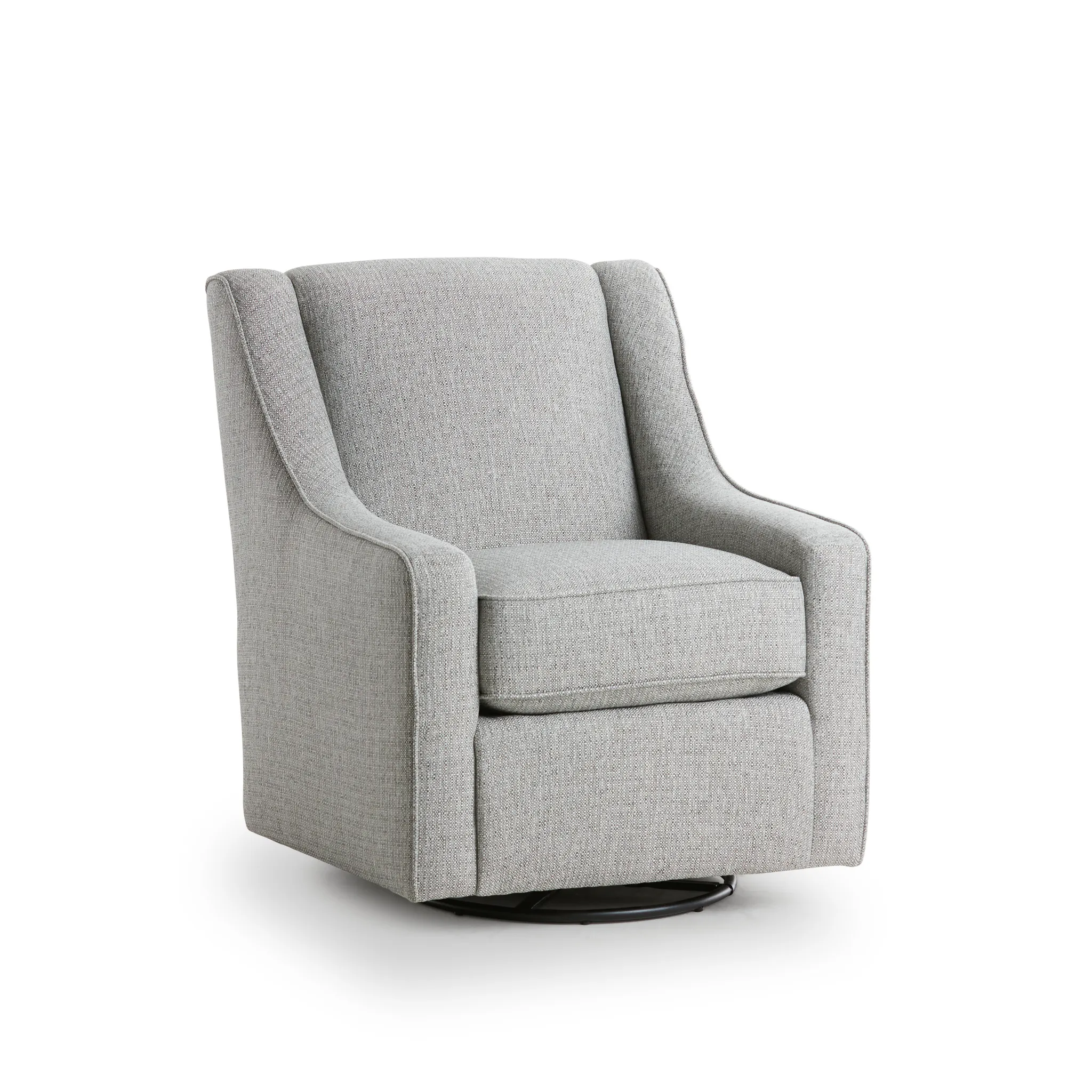 Austin Gray Fabric Swivel Rocker Glider