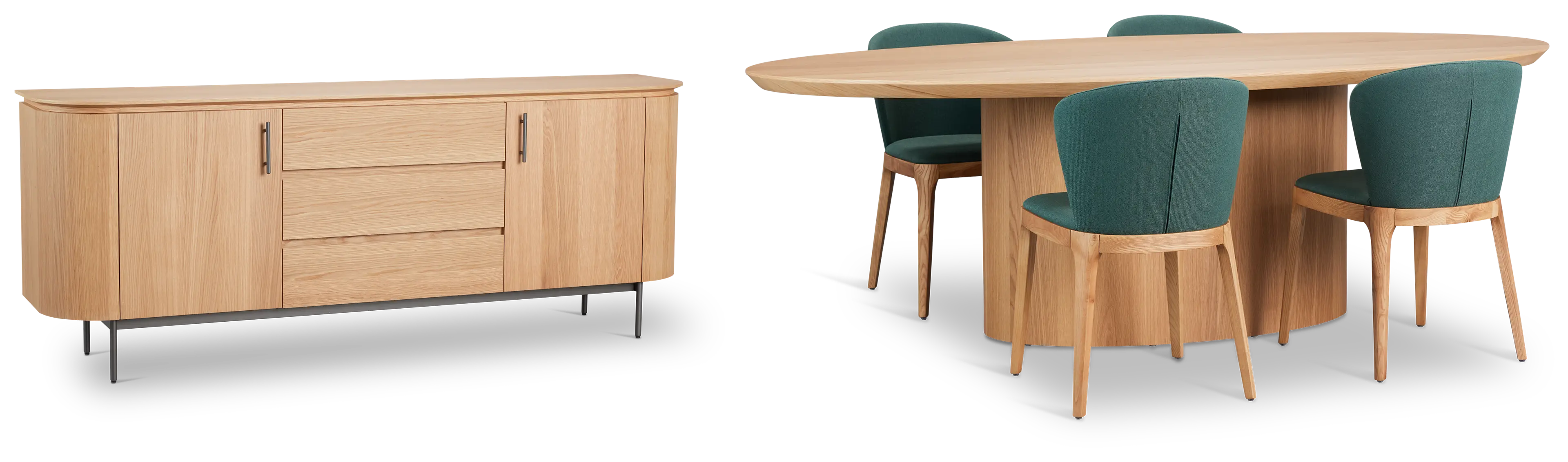 Nomad Light Tone 94" Dining Room Nomad Light Tone 94" Dining Room