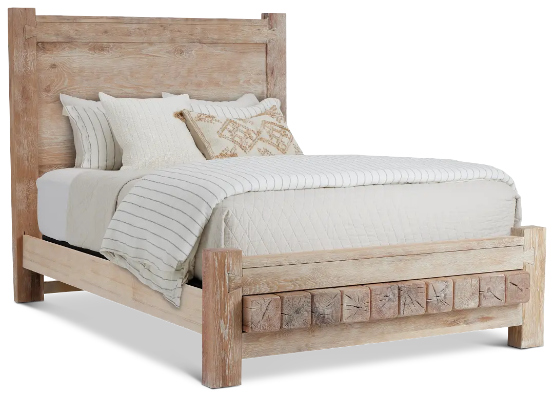 Salt Lake Light Tone Platform Bed Salt Lake Light Tone Platform Bed