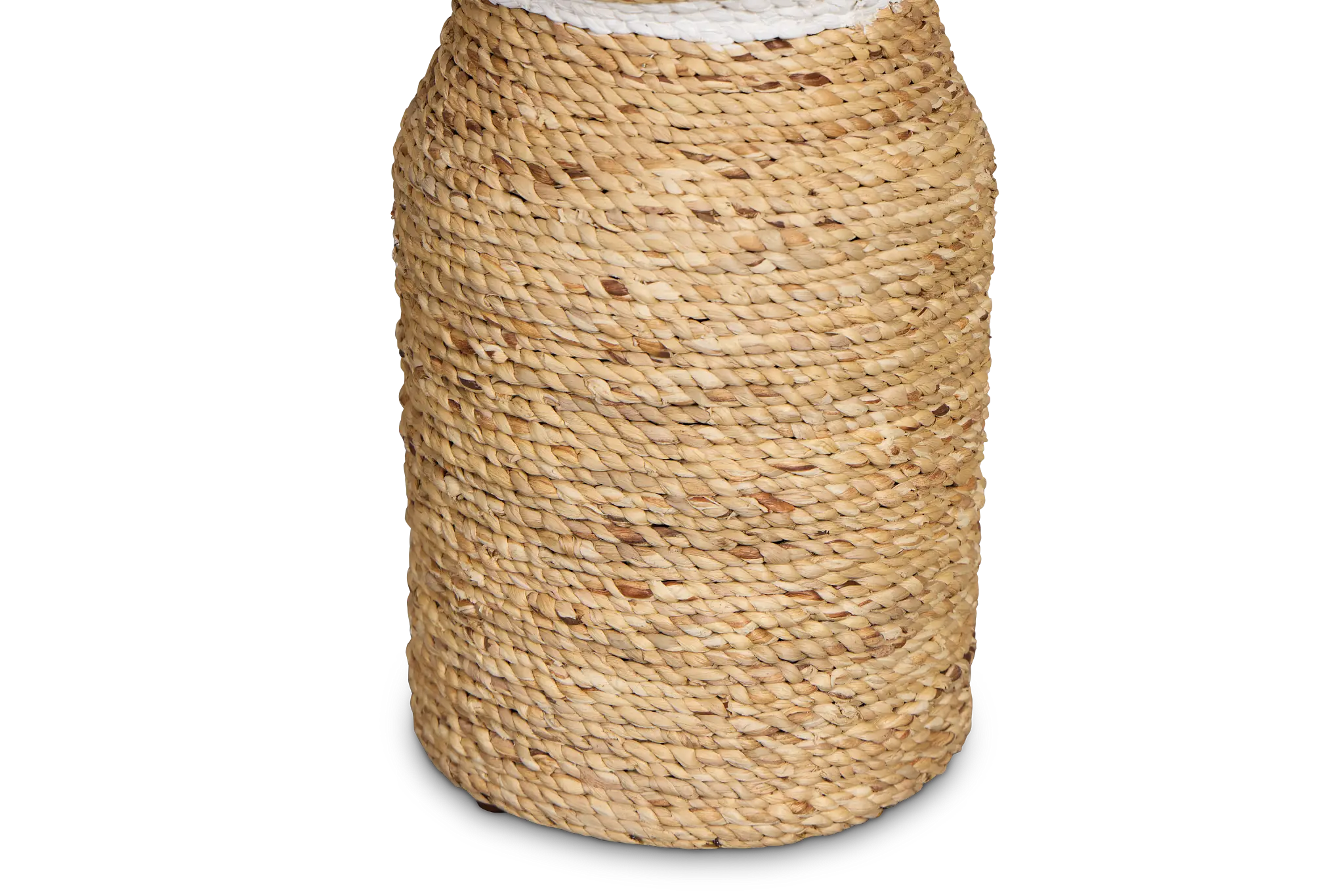 Harley Light Tone Woven Pedestal Table Harley Light Tone Woven Pedestal Table