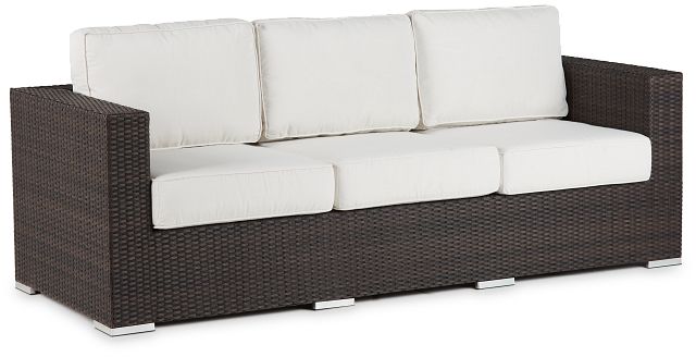 Fina White Sofa