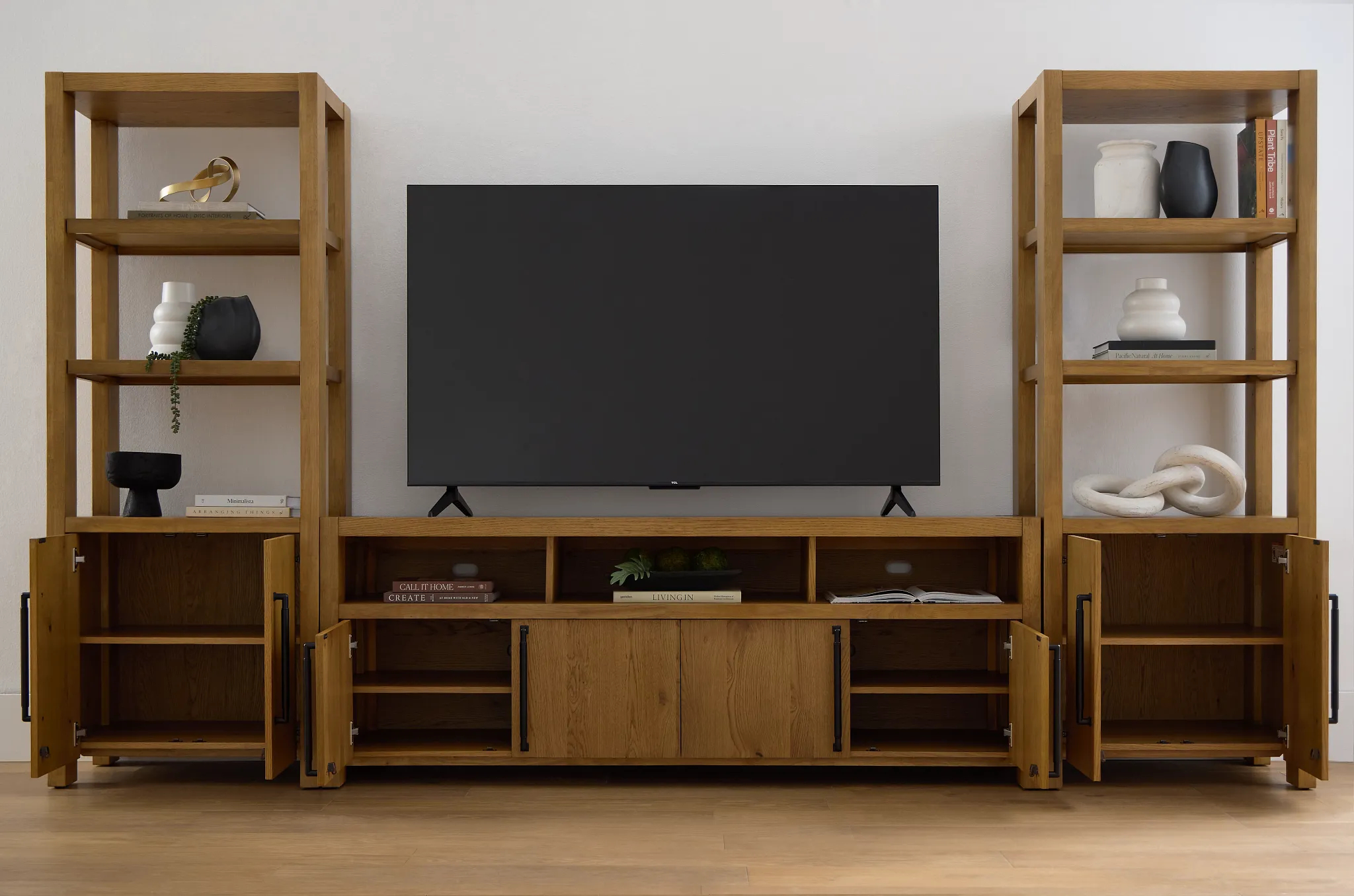 Tahoe 74" Light Tone Entertainment Wall