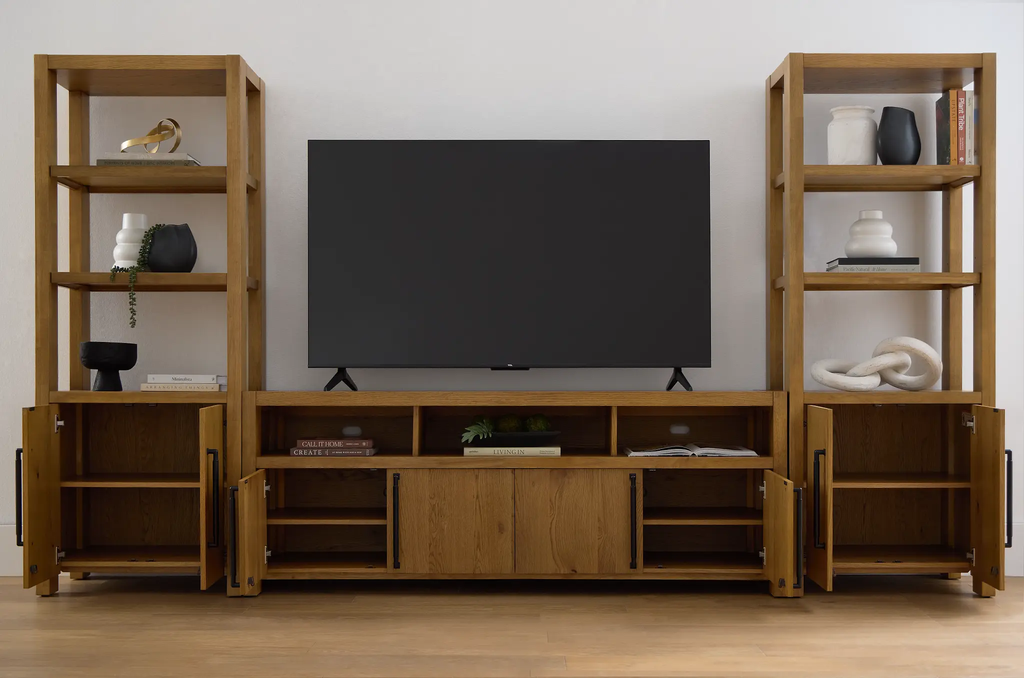 Tahoe 74" Light Tone Entertainment Wall Tahoe 74" Light Tone Entertainment Wall