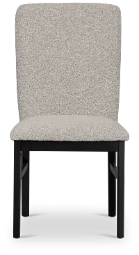Modesto Black Upholstered Side Chair