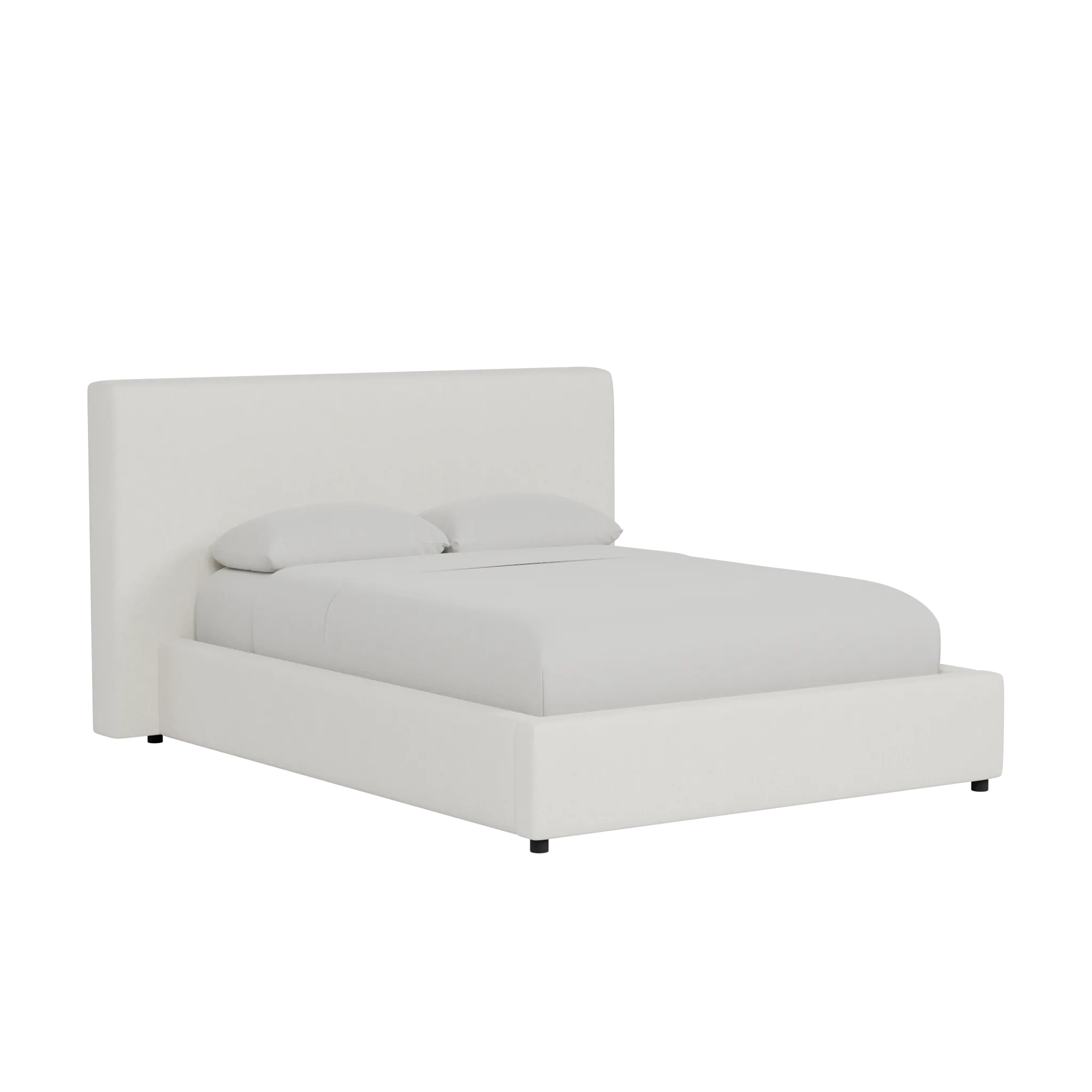 Grayton Elite Ivory 44" Upholstered Platform Bed