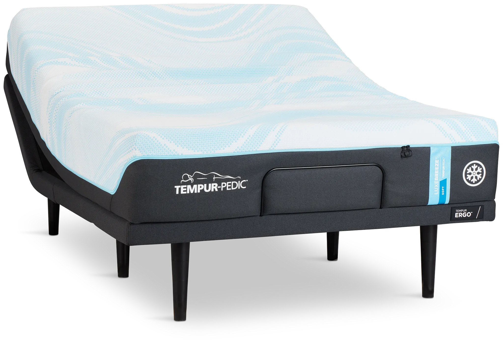 Tempur-pedic Tempur-luxebreeze Soft Ergo 3.0 Adjustable Mattress Set