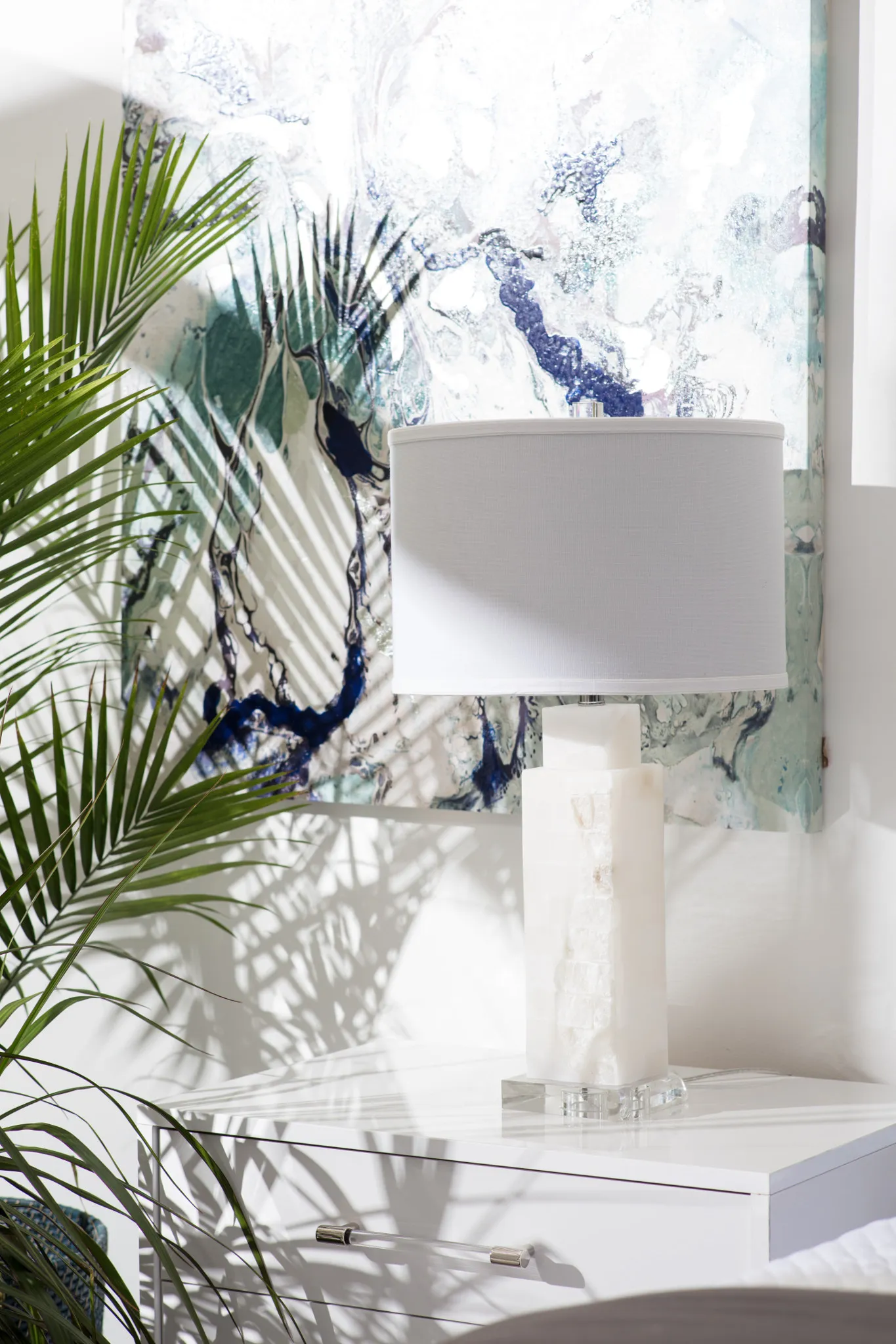 Presidio Light Beige Table Lamp