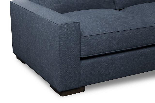 Edgewater Elevation Dark Blue Right Chaise Sectional