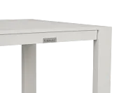 Linear2 White Aluminum End Table