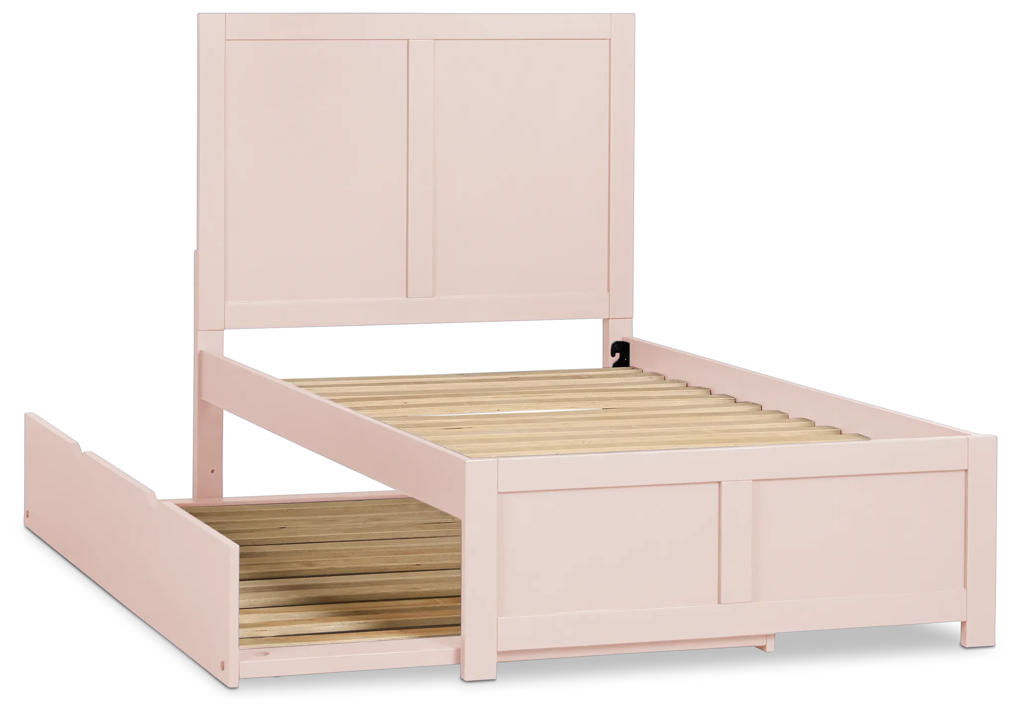 Charleston Pink Panel Trundle Bed