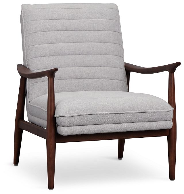 Leith Gray Fabric Accent Chair