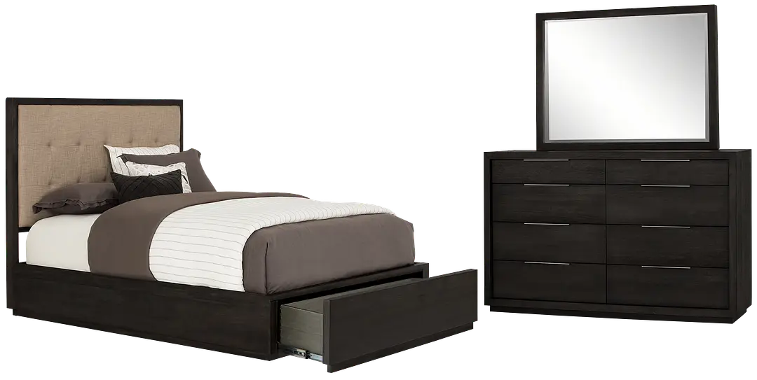 Madden Dark Tone Platform Storage Bedroom Madden Dark Tone Platform Storage Bedroom
