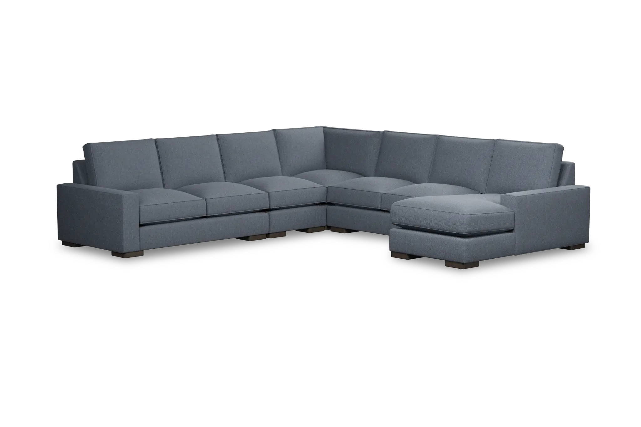 Edgewater Victory Dark Blue Large Right Chaise Sectional Edgewater Victory Dark Blue Large Right Chaise Sectional