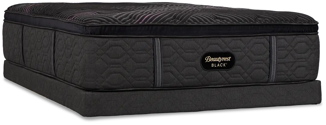Beautyrest Black Series Two Plush Pillow Top Low-profile Mattress Set Beautyrest Black Series Two Plush Pillow Top Low-profile Mattress Set