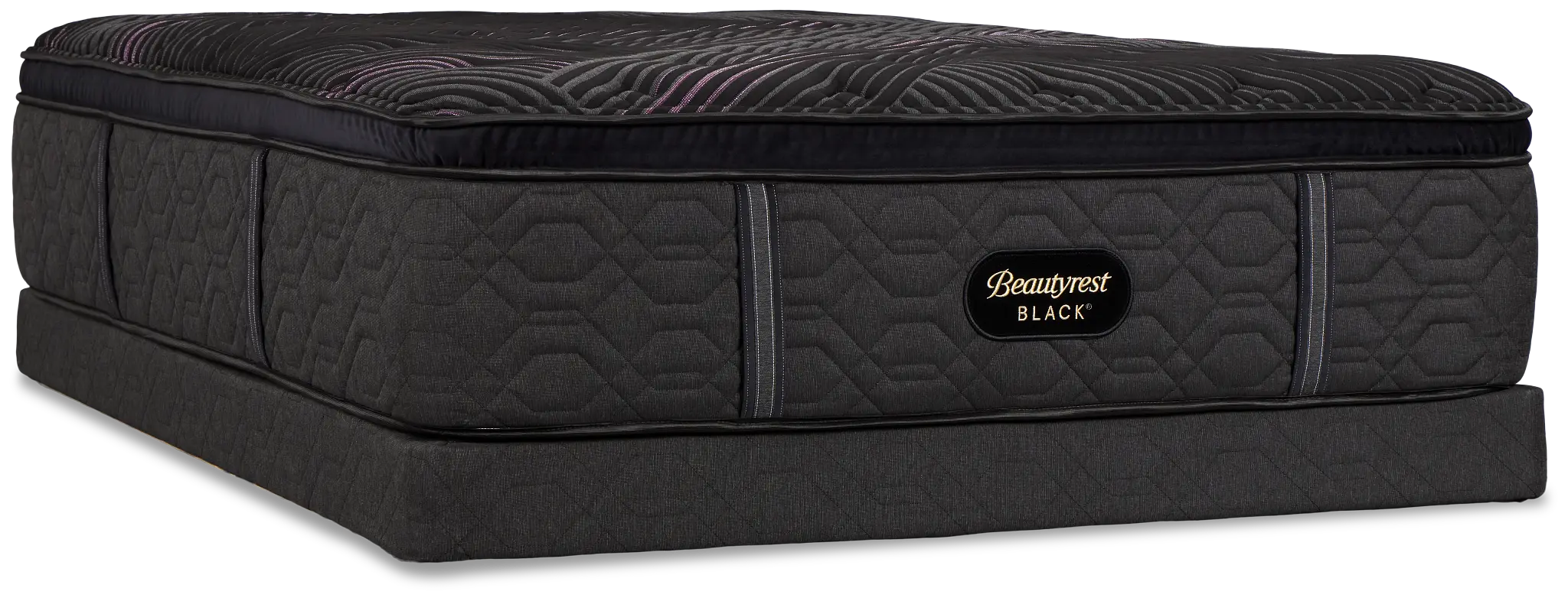 Beautyrest Black Series Two Plush Pillow Top Low-profile Mattress Set Beautyrest Black Series Two Plush Pillow Top Low-profile Mattress Set